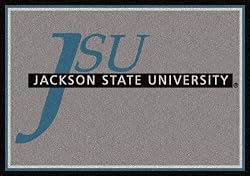 Jackson State Tigers 5' 4"x 7' 8" Team Spirit Area Rug
