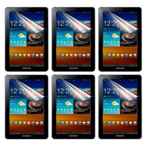 Skque 6 Pack Clear Screen Protector for Samsung?Galaxy Tab 7.7 P6800 Tablet