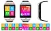 Indigi® SWAP (Smart Watch And Phone) GSM Quanband Bluetooth SmartWatch Phone Capacitive Color Touch Screen Built-in Pedometer & Sleep Monitor (Silver)