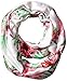 D&Y Women's Flamingo and Palm Print Crepe