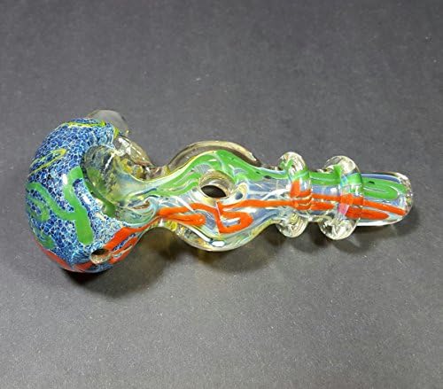 Quality Pipe Thick Glass "Vortex" Spoon