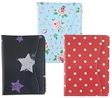 1642 Printed Designs Soft Genuine Leather Travel Pass / Oyster Card Holder - 5307