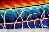 Wallmonkeys Peel and Stick Wall Decals - Close up of Mexican Serape - Removable Graphic
