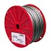 Stainless Steel 316 Wire Rope on Reel, 7x7 Strand Core, 1/8" Bare OD, 250' Length, 340 lbs Breaking Strength