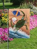 Maryland Blue Crab Beach Ocean Buoy Garden Flag RETIRED
