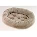 Bowsers Microvelvet Donut Dog Bed (Granite, Small (27in x 22in))