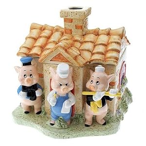 Disney Three Little Pigs LE 350 Cookie Jar by