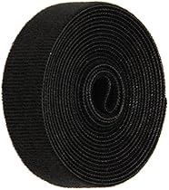 VELCRO 1804-OW-PB/B Black Nylon Onewrap Velcro Strap, Hook and Loop, 1