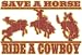 TSC Graphic T- Save a horse, ride a cowboy!
