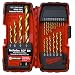 Milwaukee 48-89-1105 1/16-to-1/2-Inch Titanium Coated Twist Drill Bit Assortment in Plastic Index, 20-Piece