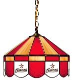 Imperial Houston Astros Licensed 16-Inch Diameter Stained Glass Pub Light