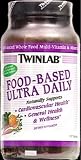 Twinlab Food-Based Ultra Daily Vitamin, 90 Tablets (Pack of 2)