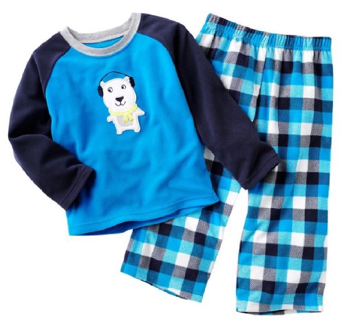 Carter's Big Boys' 2-Pc L/S Plaid Set
