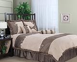 Nanshing America Clara Microsuede 7-Piece Comforter Set, King