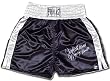 Jake Lamotta Signed Everlast Black Satin Trunks - Boxing - Authentic Celebrity Autographed