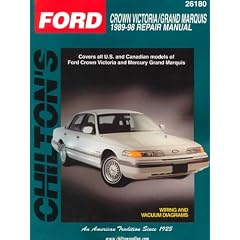 Ford-Crown Victoria/Grand Marquis 1989-98 (Chilton's Total Car Care Repair Manuals)