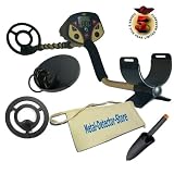 Fisher F2 Metal Detector W/4", 8" & 10" Coils, Canvas Apron, Treasure Trowel