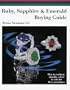 Ruby, Sapphire & Emerald Buying Guide: How to Evaluate, Identify, Select & Care for These Gemstones