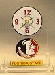Florida State University Seminoles NCAA Desk Top/Table Top Acrylic Clock