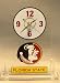 Florida State University Seminoles NCAA Desk Top/Table Top Acrylic Clock