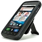 IMAGE OF Body Glove Glove Snap-On Case with Kickstand for Motorola Atrix - 1 Pack - Retail Packaging - Black