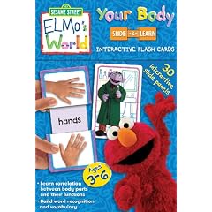 Your Body: Sesame Street Elmo's World Slide and Learn Interactive Flash Cards