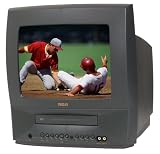 RCA T13082 13-Inch Mobile TV/VCR Combo with AC/DC Operation