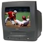 RCA T13082 13-Inch Mobile TV/VCR Combo with AC/DC Operation