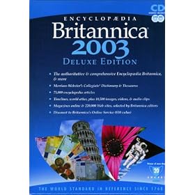 Encyclopedia Britannica 2003 Deluxe Edition