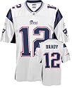 Tom Brady Jersey: Reebok White Replica #12 New England Patriots Jersey