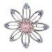 Jewelry : Pink Pearl Flower Pin Brooch