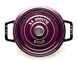 Staub 4 Quart Round Cocotte, Aubergine