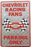 Chevy Racing Fans Parking Sign