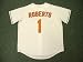 BRIAN ROBERTS Baltimore Orioles Majestic Home Baseball Jersey, MEDIUM