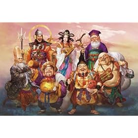 【クリックで詳細表示】2000ピース 笑門来福 七福神 S62-501