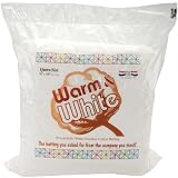 Warm & White Cotton Batting-Queen Size 90"X108"