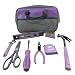 IIT 89808 Ladies Lavender 9 Piece Tool Set with Zippered Case