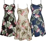 Monstera Paradise Hawaiian Aloha Sun Dress
