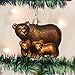 Old World Christmas Animal Collection Glass Blown Ornaments for Christmas Tree Bears