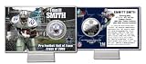 Highland Mint NFL Dallas Cowboys Emmitt Smith HOF Induction Silver Plate Coin Card