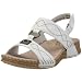 Rieker Lena 61172-81, Damen Sandalen, (weiss 81)
