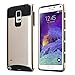 BENTOBEN Note 4 Case, Samsung Galaxy Note 4 Case 2-Pieces Dual Layered Rugged Durable Impact Resistant Shockproof Cases Cover for Samsung Galaxy Note 4 Gold&Black