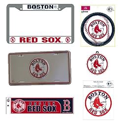 Boston Red Sox MLB Car Combo Pack
