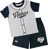 San Diego Padres Toddler Pinstripe Short Set