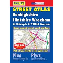 Street Atlas Denbighshire, Flintshire and Wrexham (Philip's Street Atlases)
