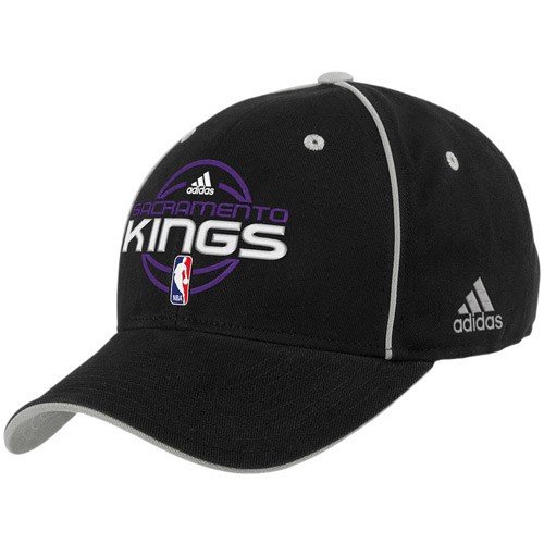 adidas Sacramento Kings Black Official Team Adjustable Hat