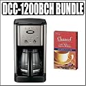 Cuisinart DCC-1200BCH Brew Central 12 Cup Coffeemaker (Black and Chrome) w/ Descaler Cleaner