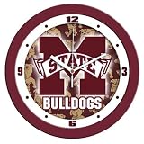 Mississippi State Bulldogs Dimension Wall Clock