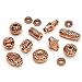 Antique Copper X11 Style Beads, Approx 32 Pc/pkg