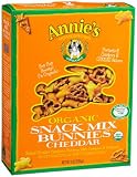 Annie's Homegrown Cheddar Organic Snack Mix, Bunnies Cheddar, 9-Ounce Boxes (Pack of 4)